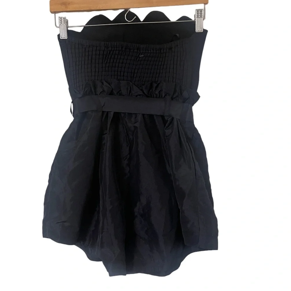 Free People Black Scalloped Dressy Filmore Romper - Picture 5 of 8